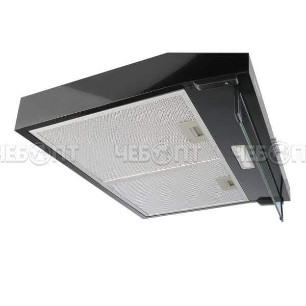 Вытяжка кухонная CENTEK CT-1800-50 BLACK козырьковая, 3 скорости, ширина 50 см, мощность 82 Вт [1]. ЧЕБОПТ.