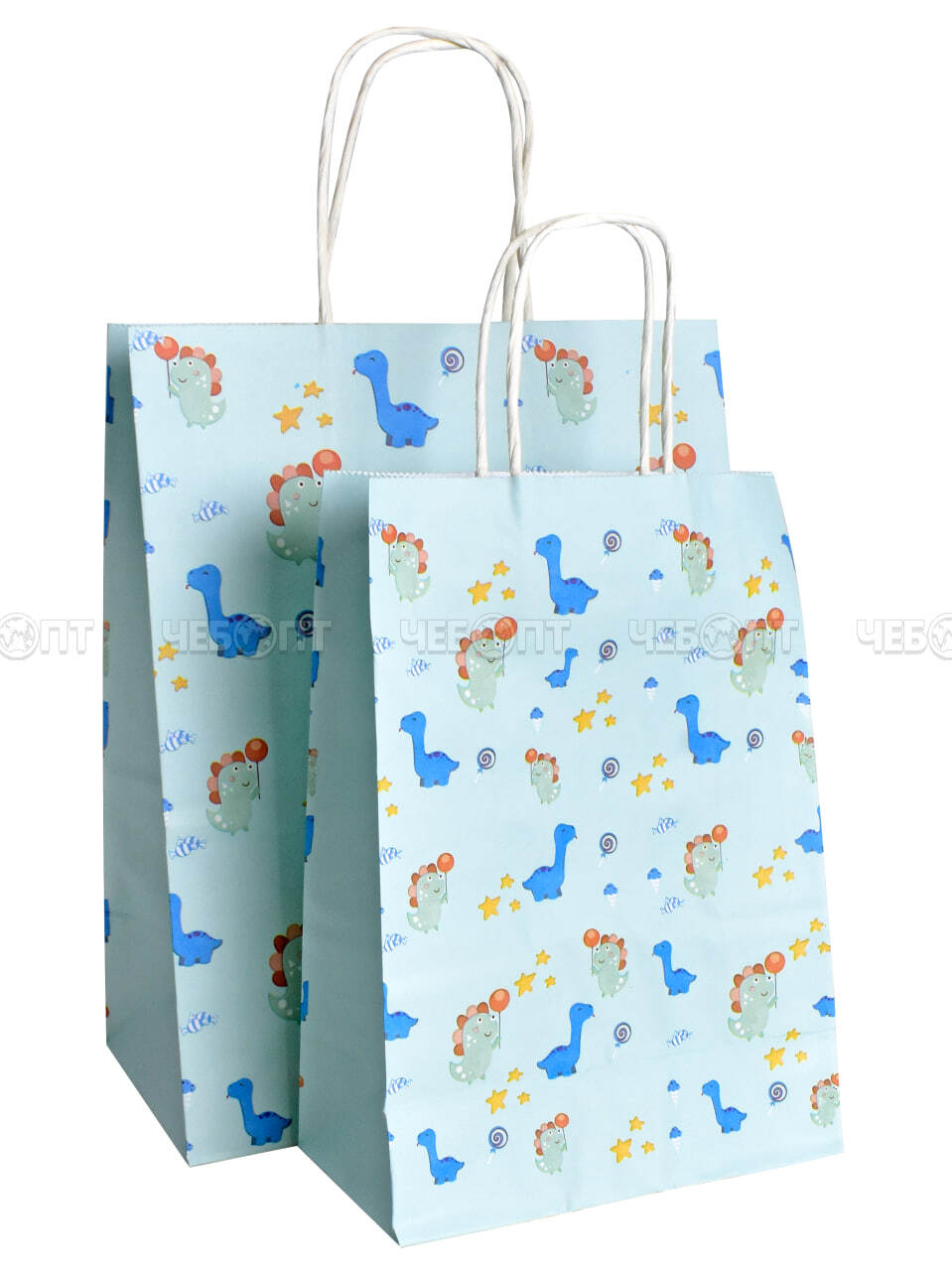 Пакет бумажный подарочный ВОЛШЕБСТВО СКАЗОК 22*16*8 см с крученной ручной, цвет в ассортименте арт. 300723 $ [12/1200] GOODSEE. ЧЕБОПТ.