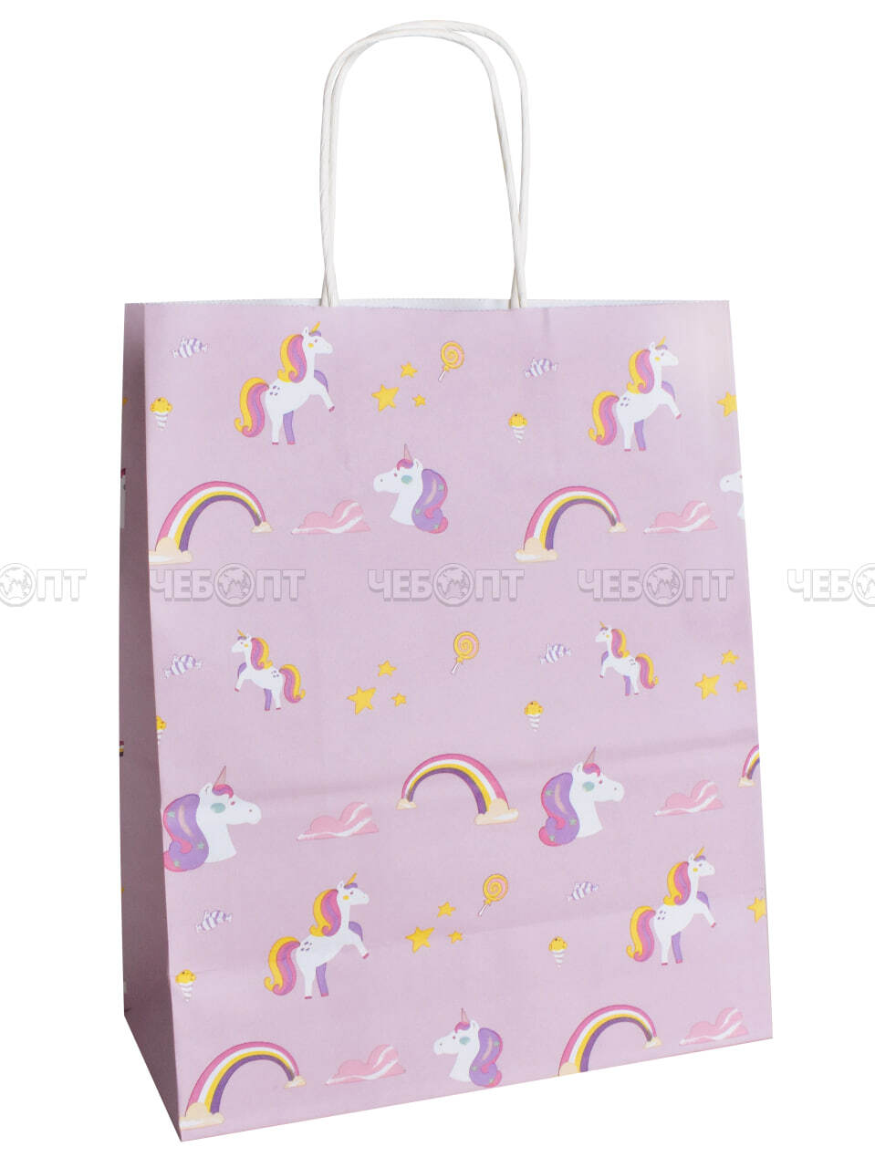 Пакет бумажный подарочный ВОЛШЕБСТВО СКАЗОК 27*22*11 см с крученной ручной, цвет в ассортименте арт. 300724 $ [12/960] GOODSEE. ЧЕБОПТ.