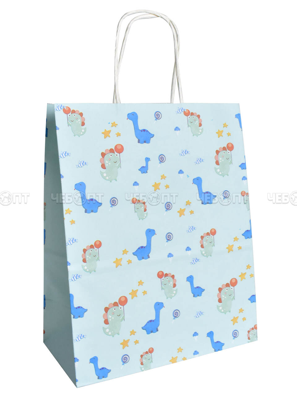 Пакет бумажный подарочный ВОЛШЕБСТВО СКАЗОК 27*22*11 см с крученной ручной, цвет в ассортименте арт. 300724 $ [12/960] GOODSEE. ЧЕБОПТ.