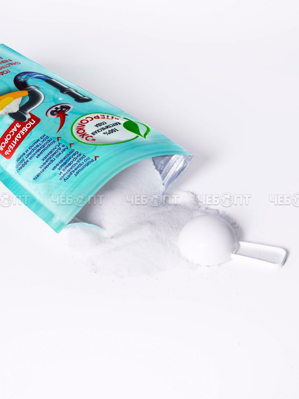 Средство ПЕРСОЛЮКС. ПОБЕДИТЕЛЬ ЗАСОРОВ для прочистки и устранения засоров в канализационных трубах 500 гр [20]. ЧЕБОПТ.