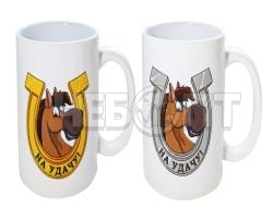 Кружка керамическая 350 мл НА УДАЧУ арт. MFK20577АА [36] МФК. ЧЕБОПТ.