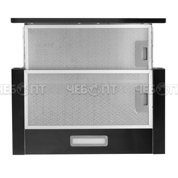 Вытяжка кухонная CENTEK CT-1840-50 BLACK встраиваемая, телескопическая, 2 скорости, ширина 50 см, мощность 67 Вт [1]. ЧЕБОПТ.