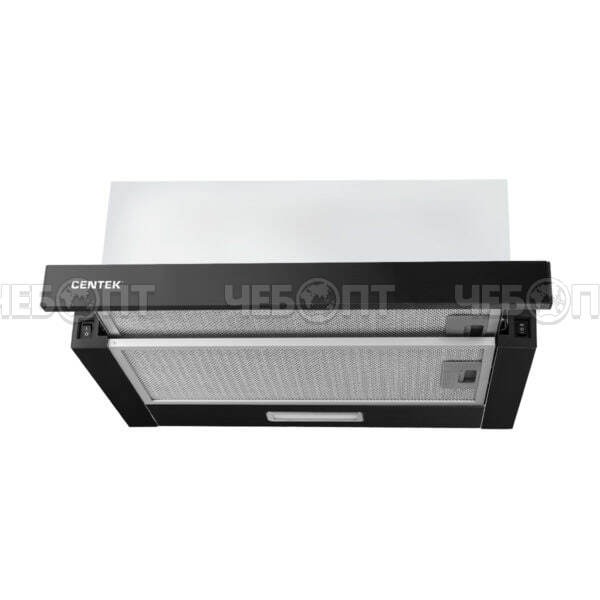 Вытяжка кухонная CENTEK CT-1840-50 BLACK встраиваемая, телескопическая, 2 скорости, ширина 50 см, мощность 67 Вт [1]. ЧЕБОПТ.