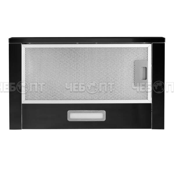 Вытяжка кухонная CENTEK CT-1840-50 BLACK встраиваемая, телескопическая, 2 скорости, ширина 50 см, мощность 67 Вт [1]. ЧЕБОПТ.