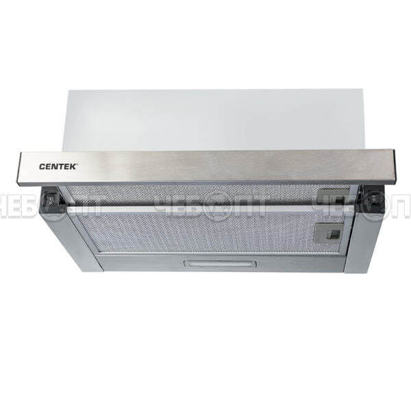 Вытяжка кухонная CENTEK CT-1840-60 SS встраиваемая, телескопическая, 2 скорости, ширина 60 см, мощность 67 Вт [1]. ЧЕБОПТ.