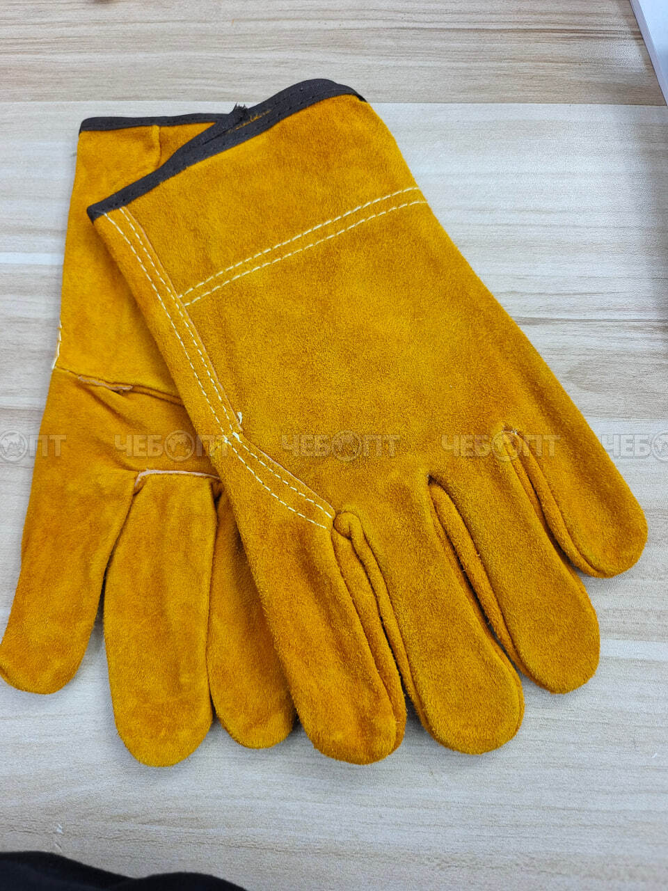 Краги-перчатки спилковые ЗАМЖЕВЫЕ цвет в ассортименте, арт. 160024 $ [12/240] GOODSEE. ЧЕБОПТ.