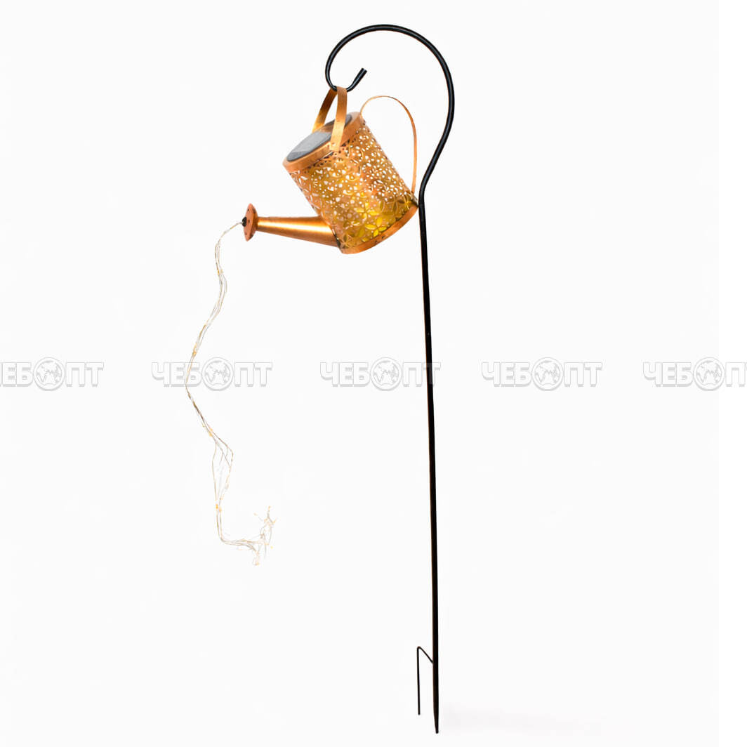 Светильник садовый декоративный ЛЕЙКА (с эффектом льющейся воды), на солнечных батареях, 21*15 см, подставка h - 80 cм арт. 300767 $ [24] GOODSEE. ЧЕБОПТ.