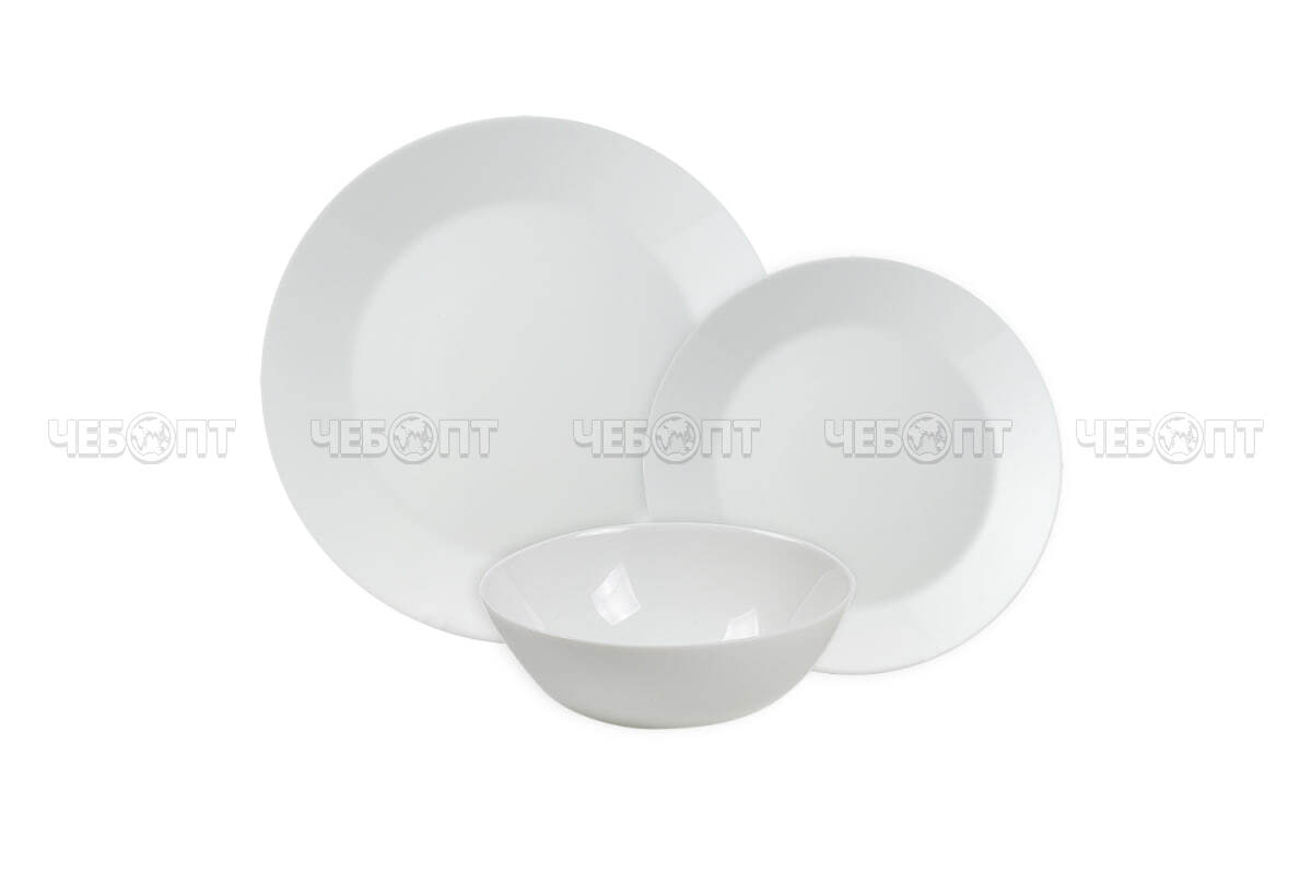 Сервиз столовый 18 предметов JEWEL АВРОРА (в комплекте салатник 15 см, тарелка 24 см, тарелка 19 см) арт. ПС00142-58 [1] ИНТЕРХОЛДИНГ-С. ЧЕБОПТ.