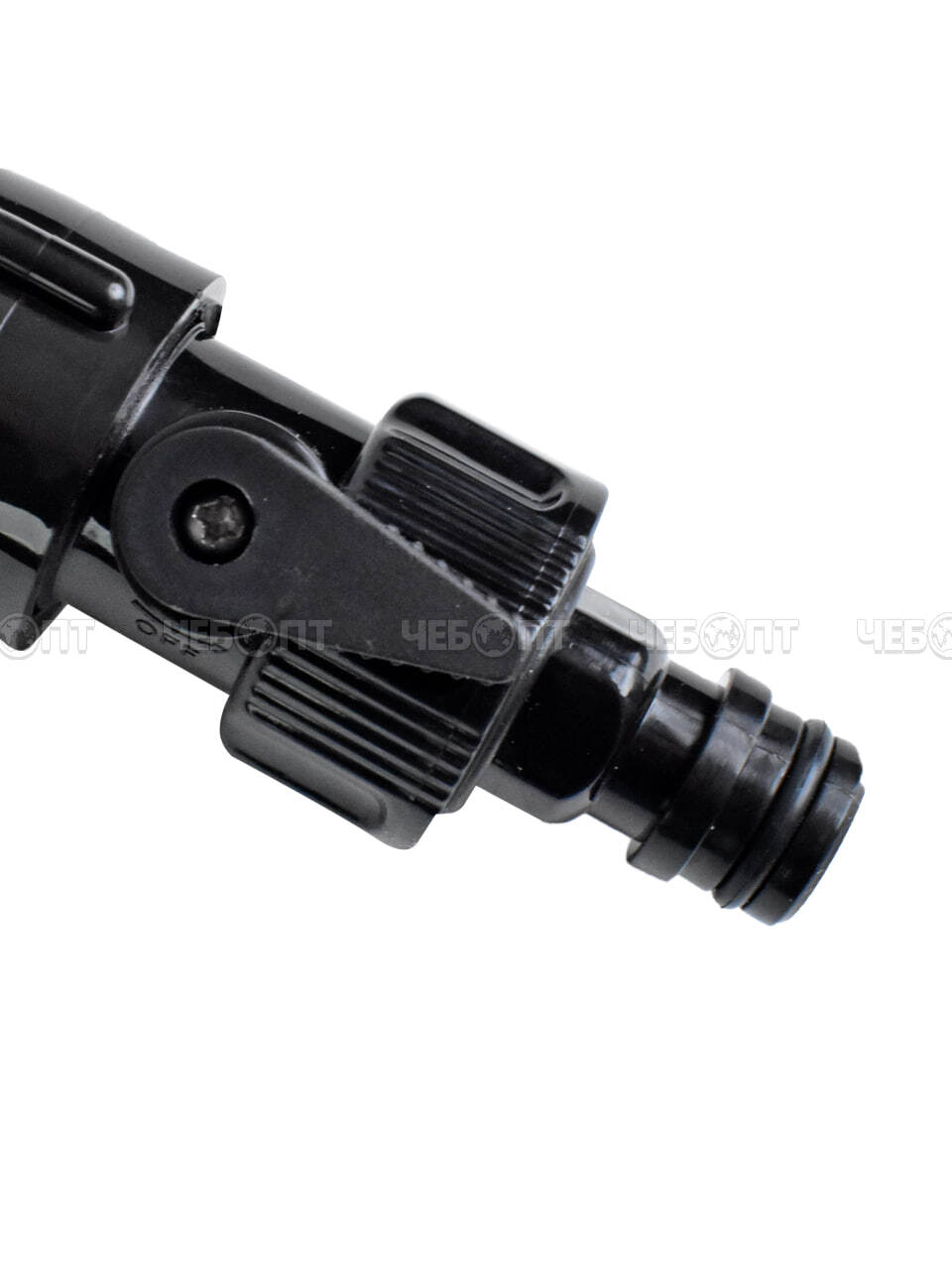 Щетка для мытья автомобиля с соединителем для шланга, с мягкой ручкой 42,5 см, арт. 300772 [30] GOODSEE. ЧЕБОПТ.