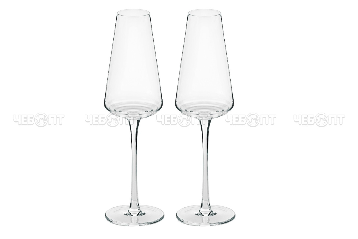 Набор бокалов для шампанского 2 шт 250 мл, JEWEL ЭЛЕГИЯ арт. ПС00133-58 [8] ИНТЕРХОЛДИНГ-СПМ. ЧЕБОПТ.