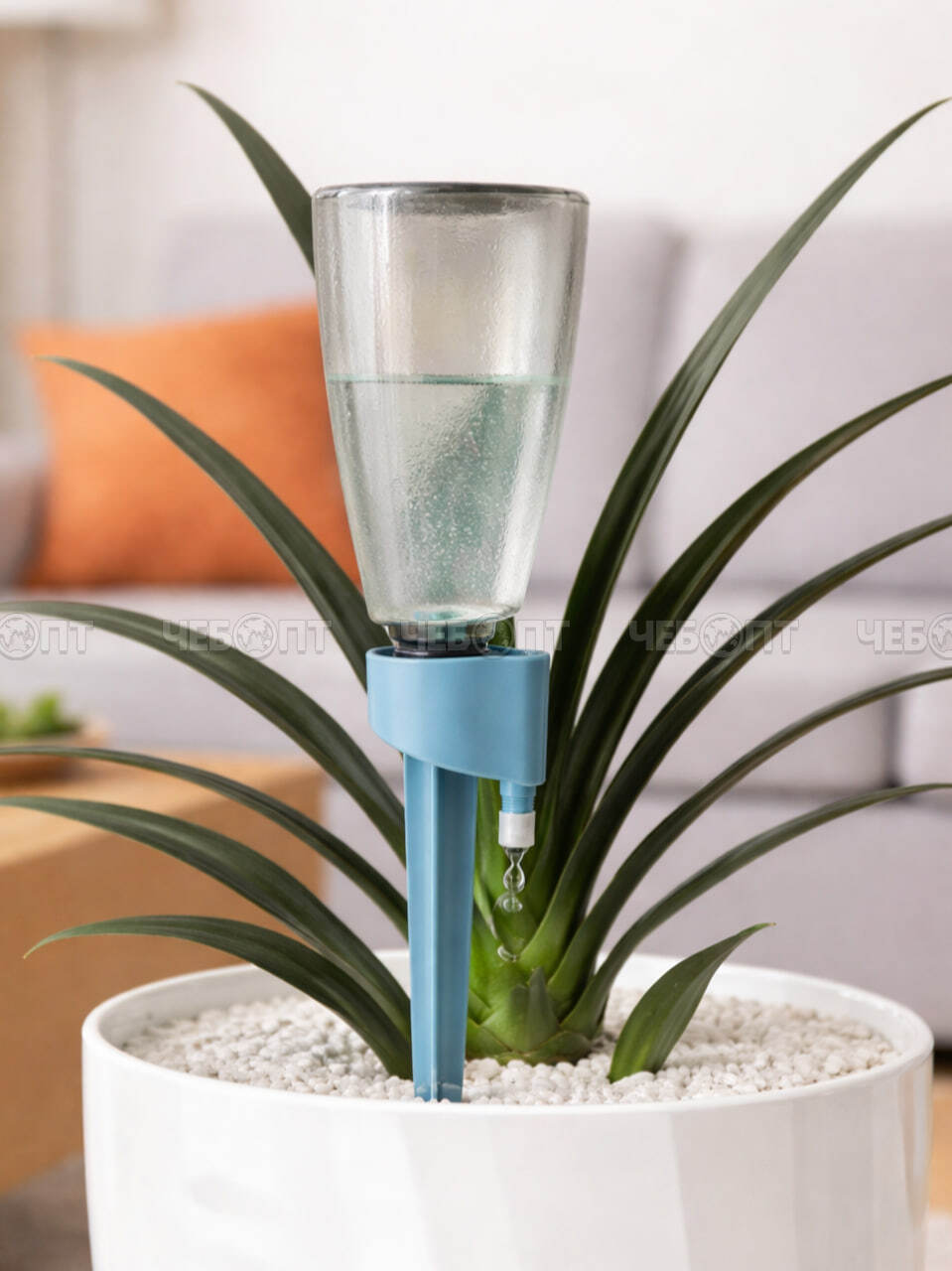 Автополив капельный для комнатных растений с бутылкой 500 мл, 25 см арт. 300774 $ [100] Богатый урожай. ЧЕБОПТ.