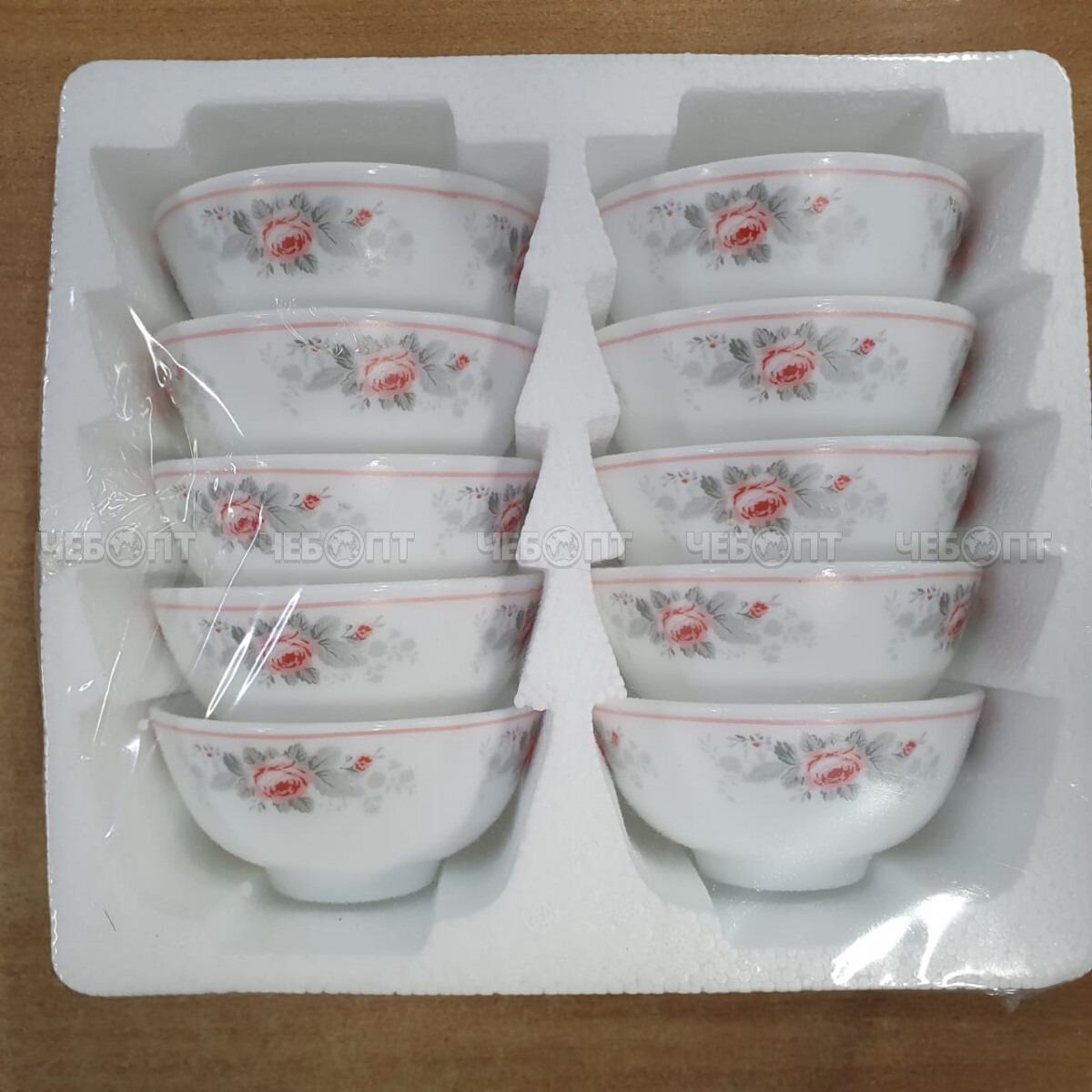 Набор салатников 10 предметов ВАЛЕНИСИЯ стеклокерамика арт. 6849 SF-W45/10 [1/12]. ЧЕБОПТ.