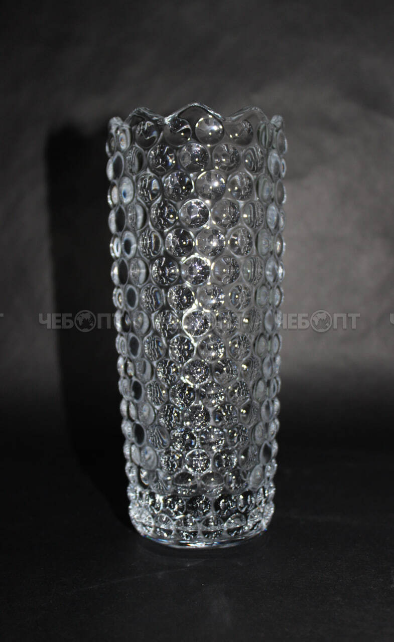 Ваза для цветов h-19,5 см d-8 см стекло арт. LXHP17-20-2 [24] АС-ДЕКОР. ЧЕБОПТ.