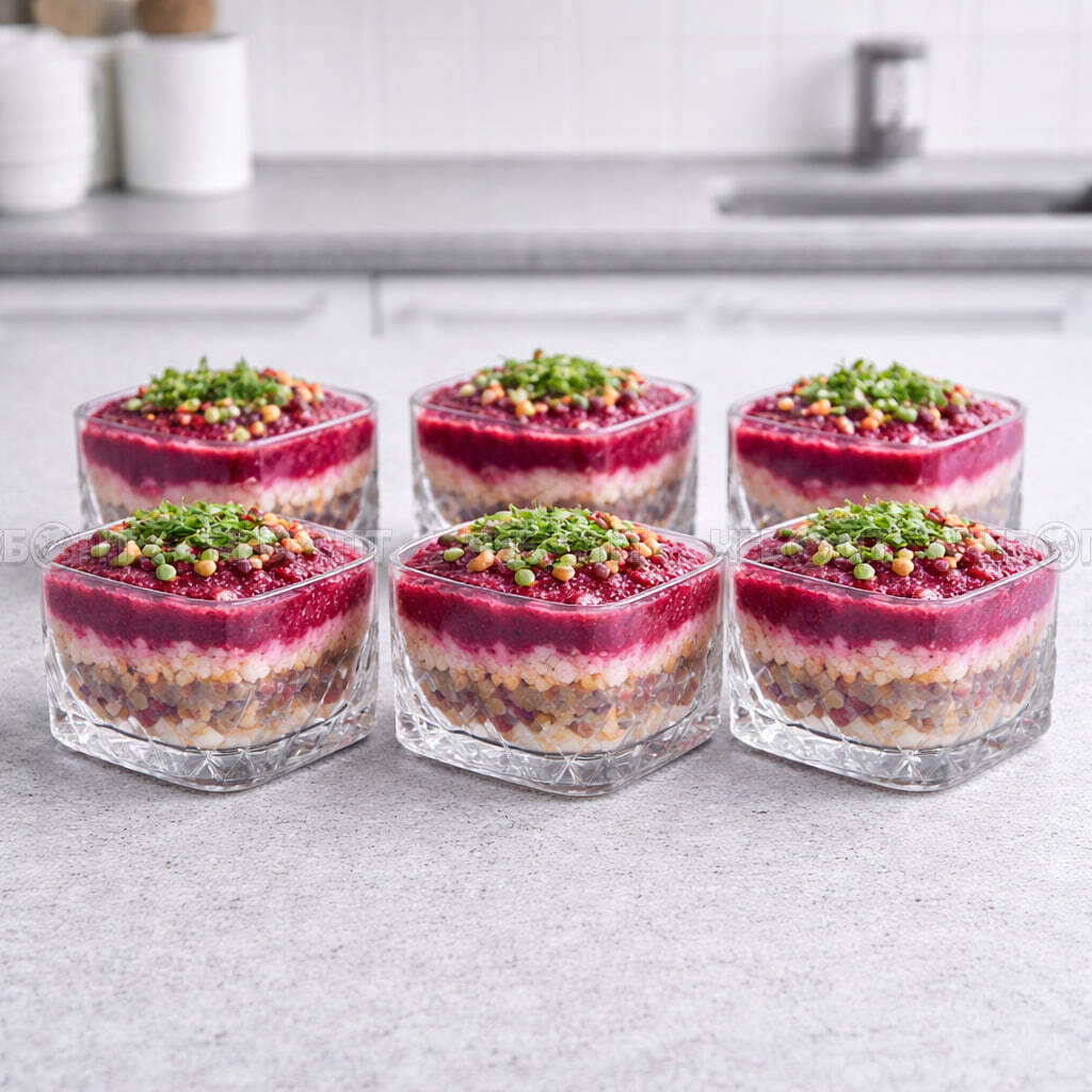 Набор салатников 6 предметов 250 мл закаленное стекло в подарочной упаковке арт. 206W [8] АС-ДЕКОР. ЧЕБОПТ.