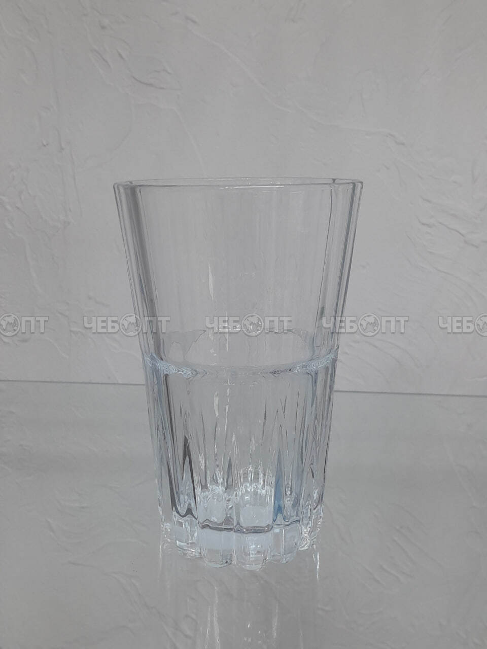 Набор стаканов 6 шт стеклянный 350 мл, d-8,2 см, h-13 см высокий в упак, арт. DM34 [8] АС-ДЕКОР. ЧЕБОПТ.
