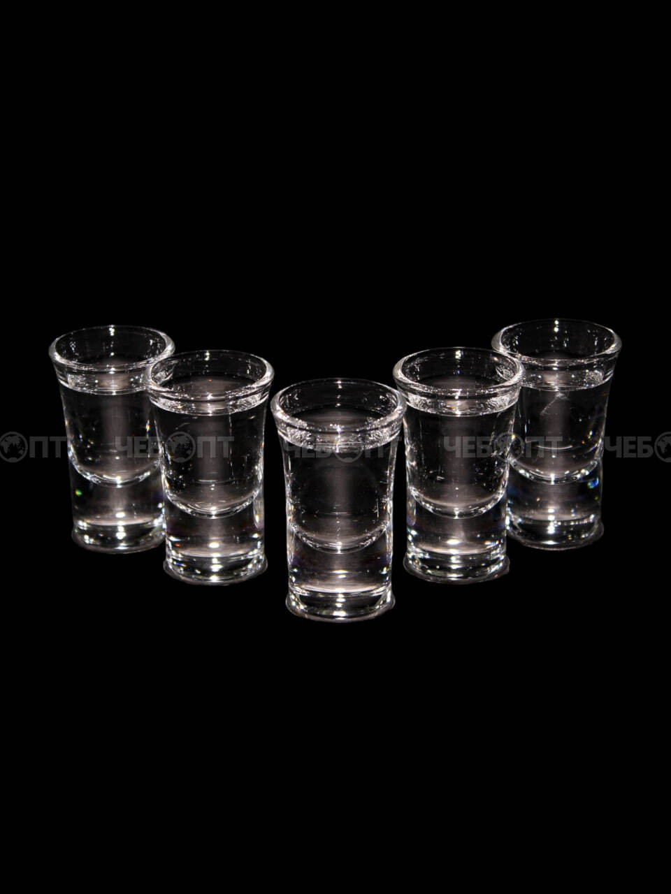 Набор графин - штоф 130 мл, 6 стопок 15 мл, стекло в подарочной упаковке арт. LXJ400-1+LXY1510 [24] АС-ДЕКОР. ЧЕБОПТ.