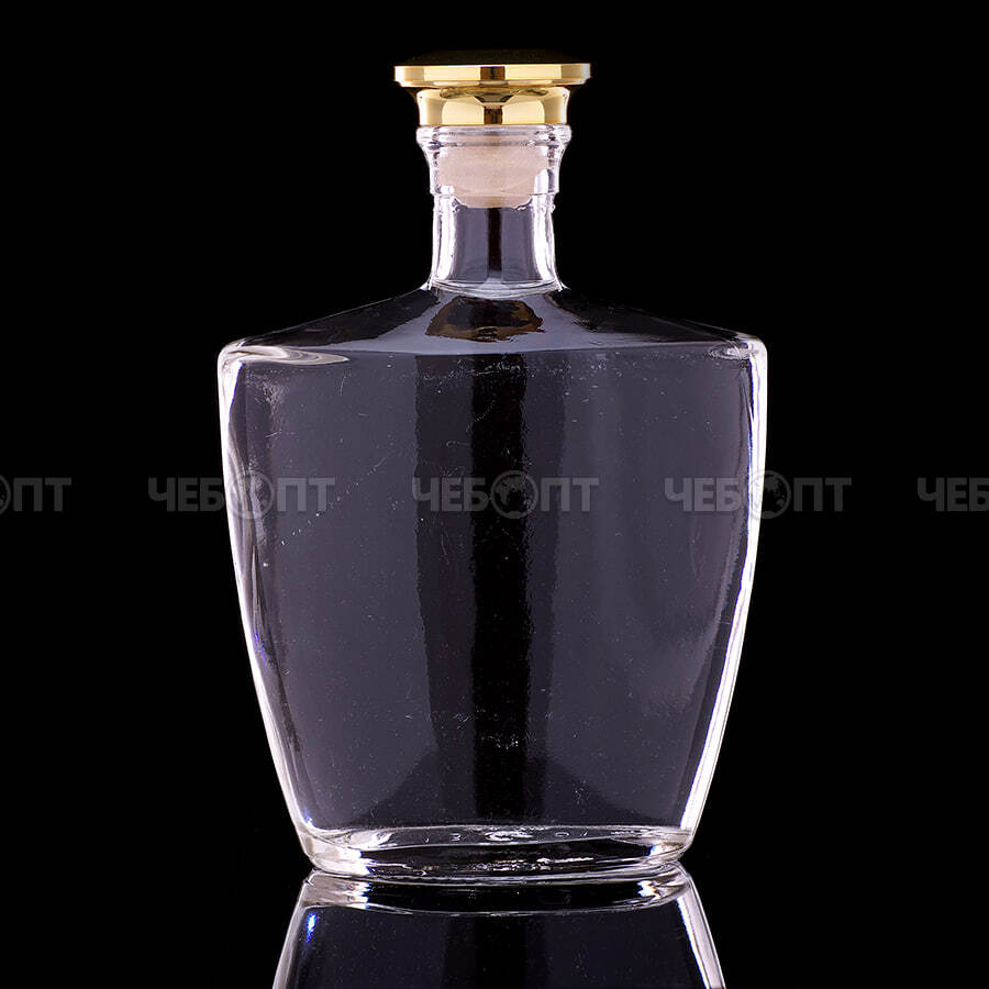 Графин - штоф 500 мл, стекло ЛЕГИОН [15] АС-ДЕКОР. ЧЕБОПТ.