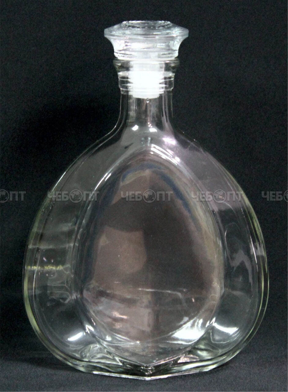 Графин - штоф 500 мл, стекло СТАВРОПОЛЬ [18] АС-ДЕКОР. ЧЕБОПТ.