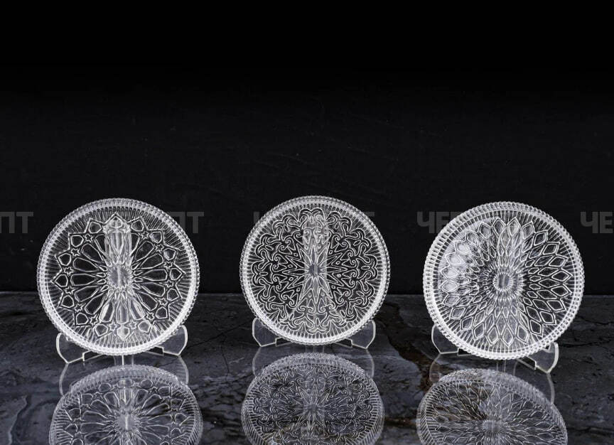 Набор блюдец 6 предметов 12 см GARDENYA, арт. RYGX05/6 [12] АС-ДЕКОР. ЧЕБОПТ.