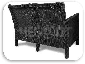 Стол дачный 430*480*390 мм ТЕМНО-СЕРЫЙ РОТАНГ арт. 6199087 [1]. ЧЕБОПТ.