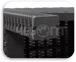 Стол дачный 430*480*390 мм ТЕМНО-СЕРЫЙ РОТАНГ арт. 6199087 [1]. ЧЕБОПТ.