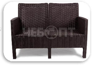 Кресло садовое 600*800*590 мм, САДКО РОТАНГ, до 120 кг, КОРИЧНЕВЫЙ арт. 6199038 [1] . ЧЕБОПТ.