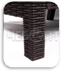 Кресло садовое 600*800*590 мм, САДКО РОТАНГ, до 120 кг, КОРИЧНЕВЫЙ арт. 6199038 [1] . ЧЕБОПТ.