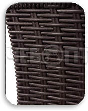 Кресло садовое 600*800*590 мм, САДКО РОТАНГ, до 120 кг, КОРИЧНЕВЫЙ арт. 6199038 [1] . ЧЕБОПТ.