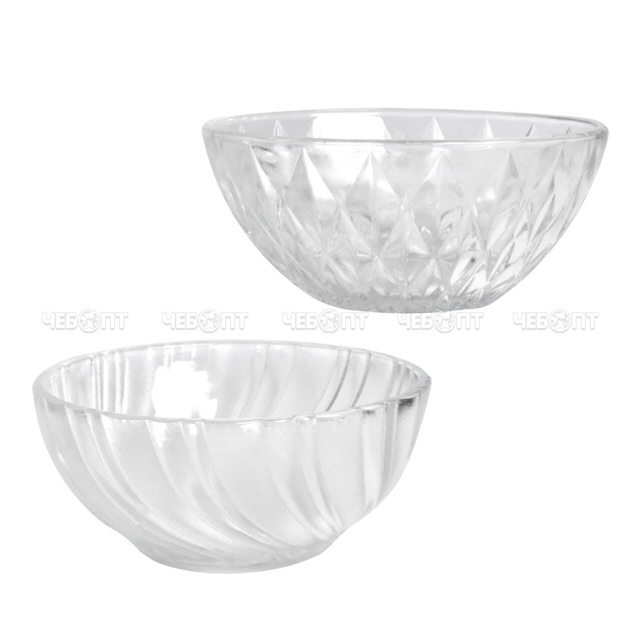 Салатник 200 мл стекло в в ассортименте [1] . ЧЕБОПТ.