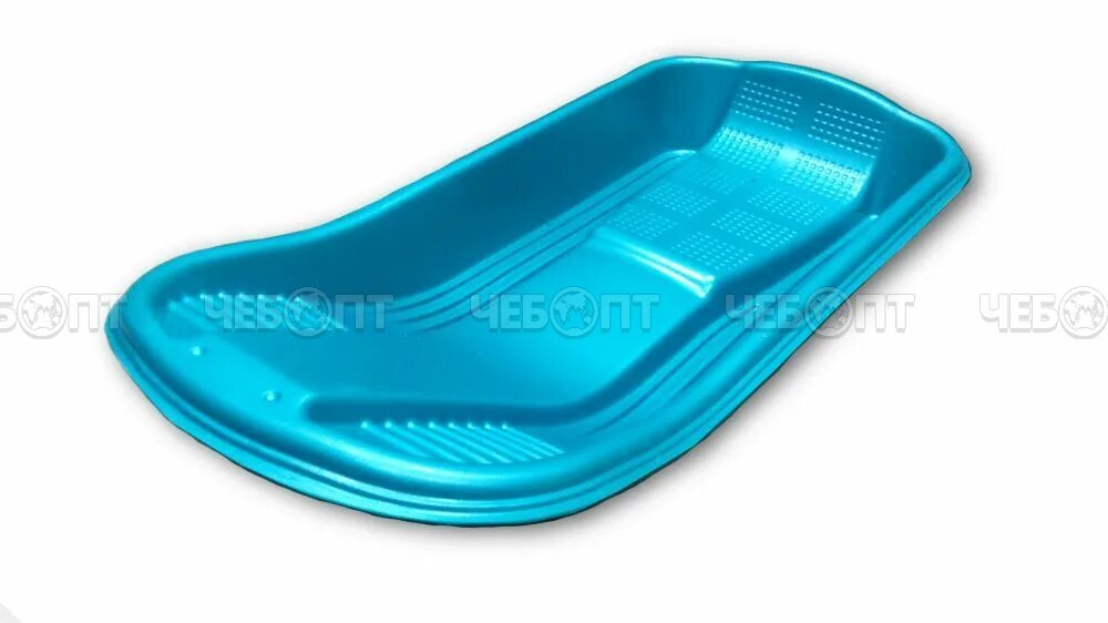 Санки - ледянки детские зимние БИРЮЗОВО-ПЕРЛ. 900*410*180 арт. 53000 [1]. ЧЕБОПТ.