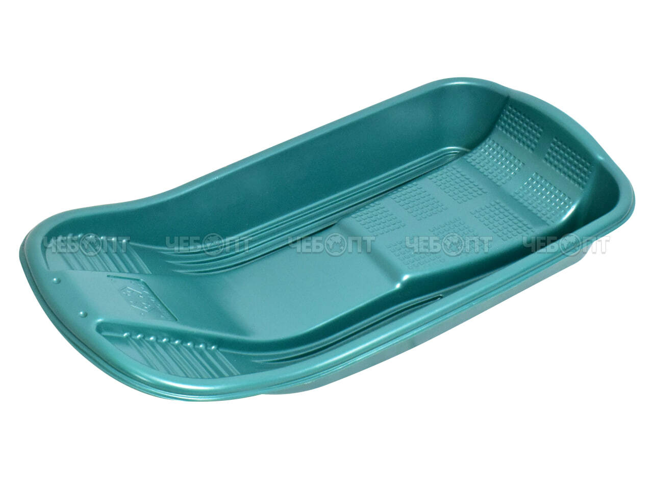 Санки - ледянки детские зимние БИРЮЗОВО-ПЕРЛ. 900*410*180 арт. 53000 [1]. ЧЕБОПТ.