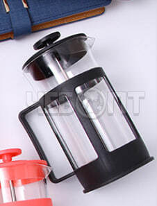 Чайник заварочный стеклянный (френч-пресс) 600 мл корпус пластмассовый, стальной фильтр арт. B004-600ML, 300777 $$ [40] GOODSEE. ЧЕБОПТ.