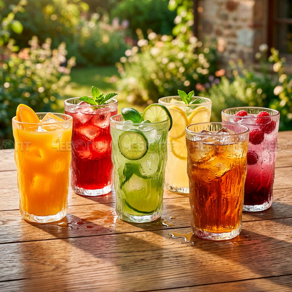 Набор стаканов 6 шт 350 мл, ЛЕД стеклянные, высокие арт. 300782 $ [12] GOODSEE. ЧЕБОПТ.