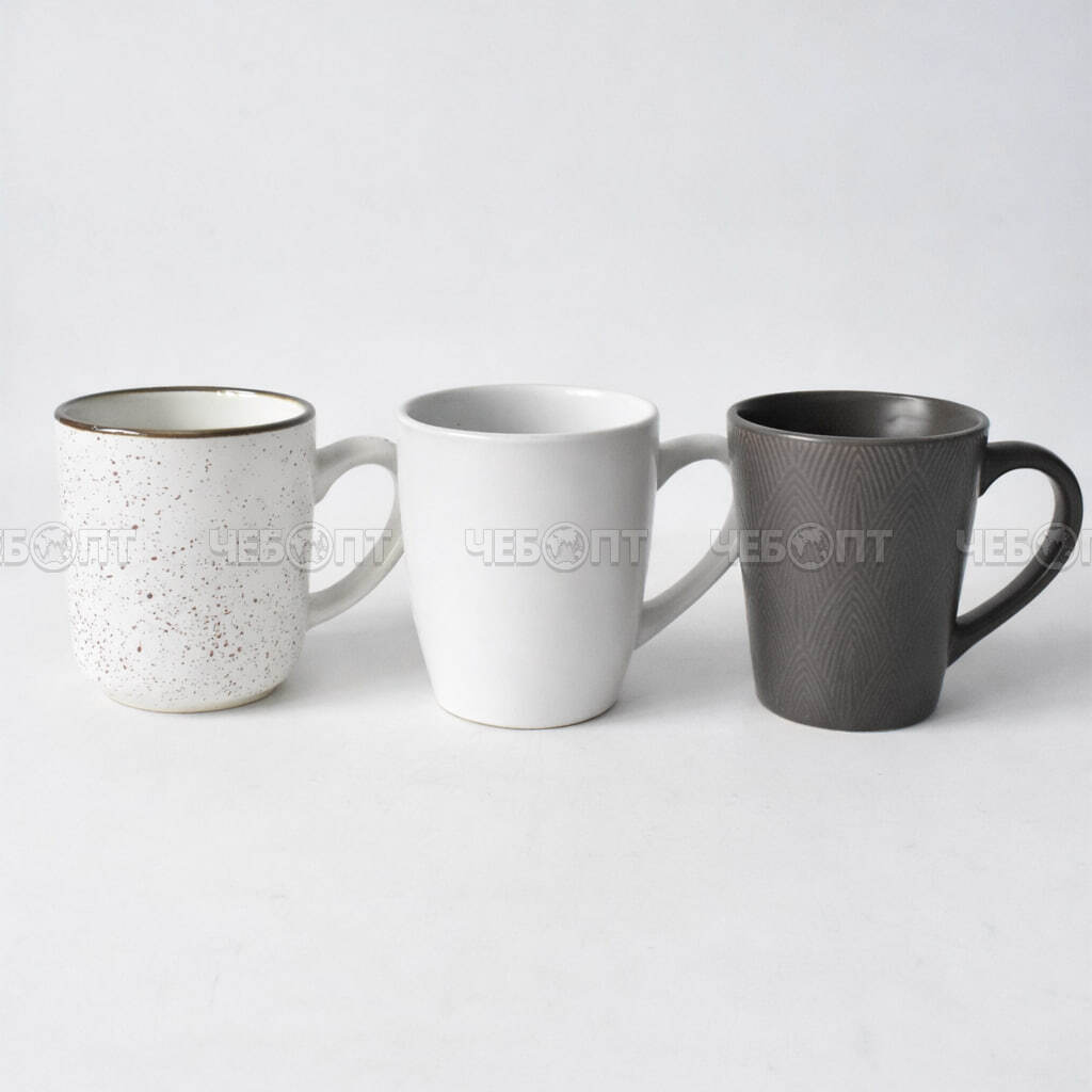 Кружка 400 мл керамическая в ассортименте $ [1] . ЧЕБОПТ.
