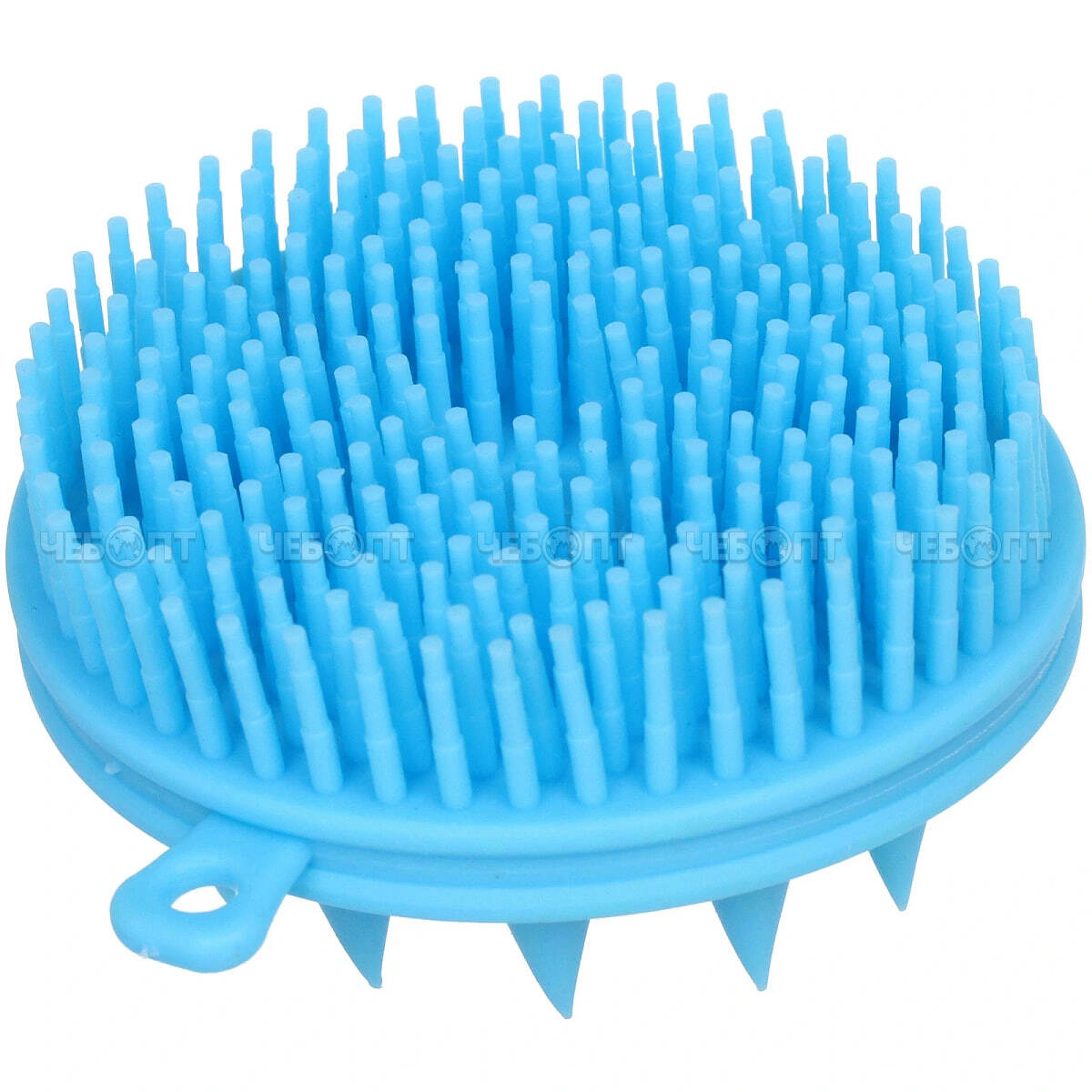 Щетка для вычесывания шерсти двухстороняя 8*4 см СЧАСТЛИВЫЙ ХВОСТ, голубой арт. 542-376 [100] РЦ ВОСТОК. ЧЕБОПТ.