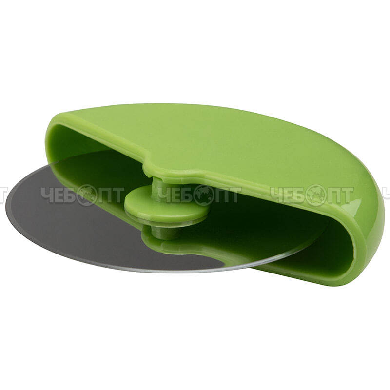 Нож для пиццы и теста роликовый (тесторезка, пиццерезка) 10*8,5 см из нержавеющей стали арт. 110633 [72] СКРАП. ЧЕБОПТ.