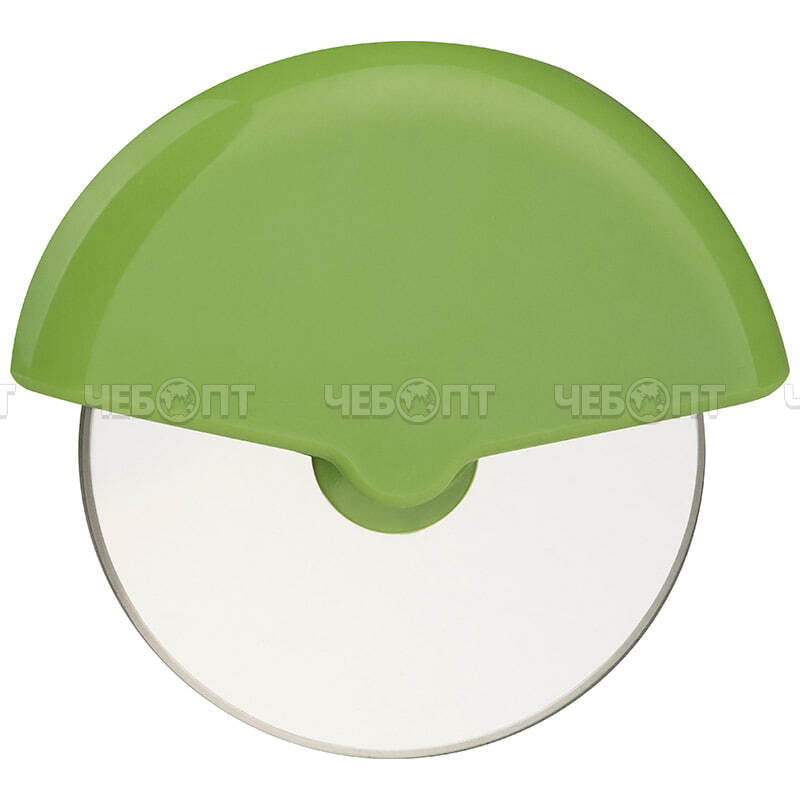 Нож для пиццы и теста роликовый (тесторезка, пиццерезка) 10*8,5 см из нержавеющей стали арт. 110633 [72] СКРАП. ЧЕБОПТ.