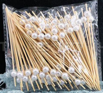 Шпажки для канапе ЖЕМЧУГ, длина 12 см (в наборе 12 шт) арт. 300803 $ [600] GOODSEE. ЧЕБОПТ.