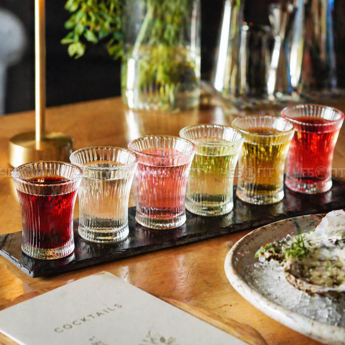 Стопка 50 мл PINTEREST закаленное стекло арт. 300807 $ [6/216] GOODSEE. ЧЕБОПТ.