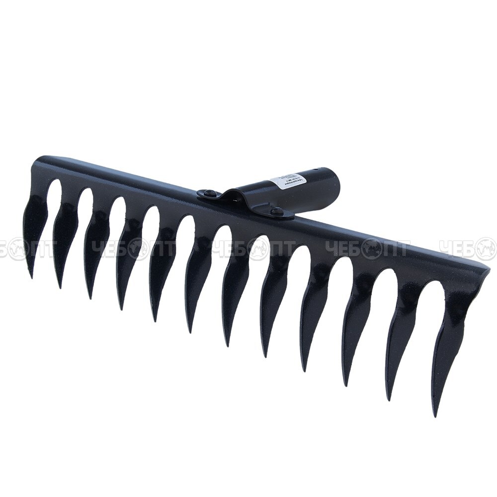 Грабли садовые витые 12-зубые с повернутым зубом б/ч П-1-12-1500 [20] АРТИ. ЧЕБОПТ.