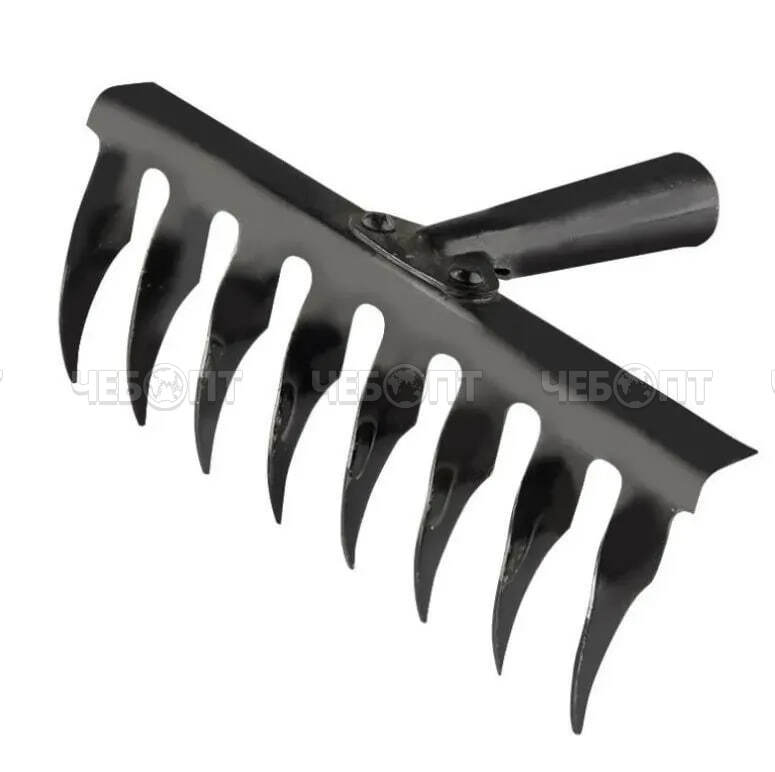 Грабли садовые витые 8-зубые с повернутым зубом б/ч П-1-8 [25] АРТИ. ЧЕБОПТ.