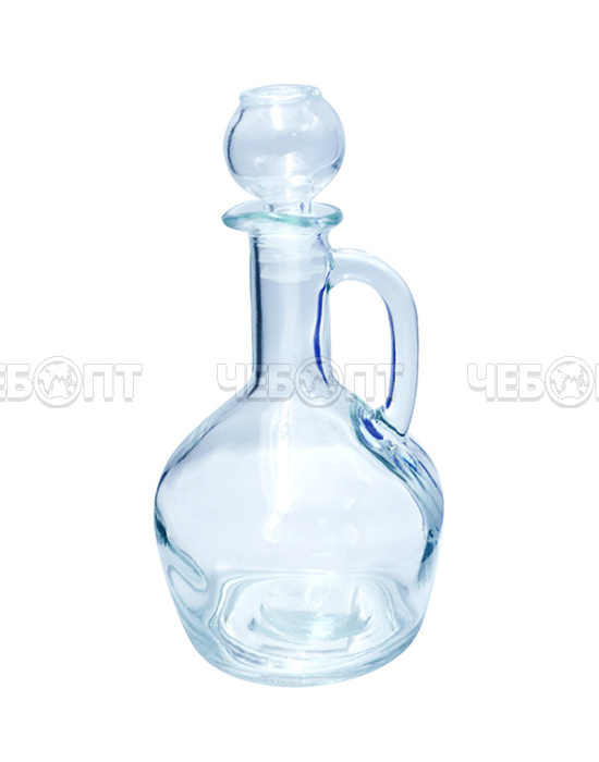 Графин - штоф 400 мл с пробкой, стекло арт. 103708 [48] МИР ПОСУДЫ. ЧЕБОПТ.