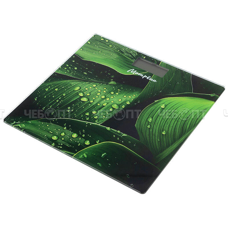 Весы напольные электронные МАТРЕНА МА-032А до 150 кг, LСD дисплей, автоотключение арт. 110016 [10] СКРАП. ЧЕБОПТ.