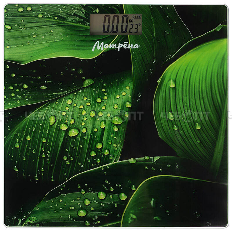 Весы напольные электронные МАТРЕНА МА-032А до 150 кг, LСD дисплей, автоотключение арт. 110016 [10] СКРАП. ЧЕБОПТ.