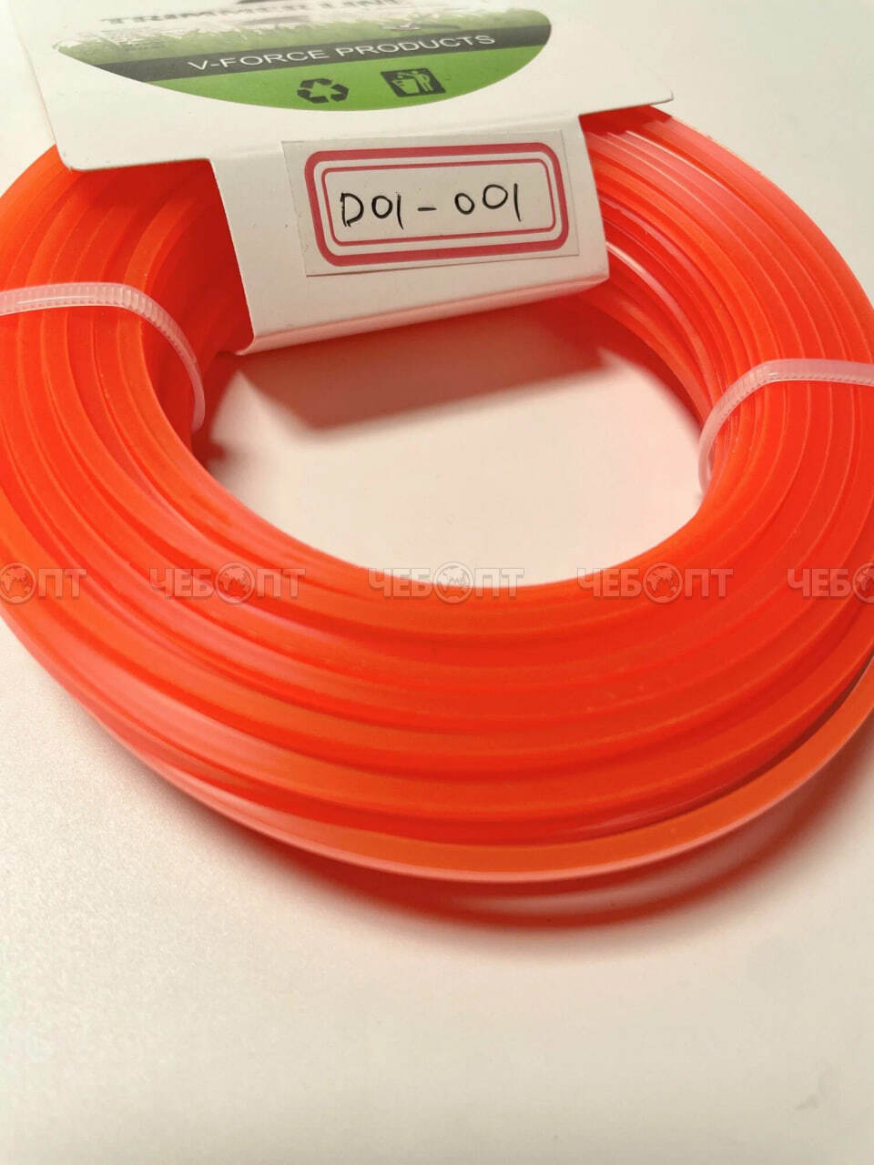 Леска для триммера КВАДРАТ d-3 мм, дл-15 м, арт. 300830 $ [144] Богатый урожай . ЧЕБОПТ.