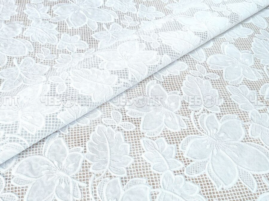 Скатерть ажурная без основы 137*200 см, БЕЛЫЙ модель LS-083B арт. GW-21775 [2]. ЧЕБОПТ.