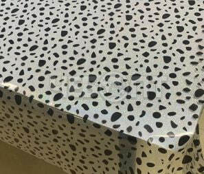 Клеенка силиконовая прозрачная толщина 0,7 мм (ширина 0,6 м, длина 20 м/п) С РИСУНКОМ арт. 1659 [1]. ЧЕБОПТ.