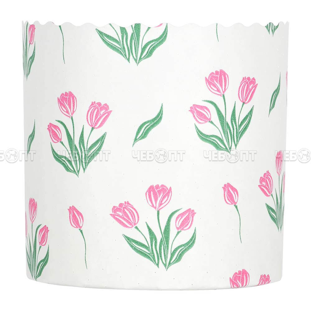 Набор бумажный форм для выпечки куличей ПАСХАЛЬНЫЙ, 0,5 л d - 9*9 см, 3 шт, цвет в ассортименте, арт. 11350 [75] ЛИНКГРУПП. ЧЕБОПТ.