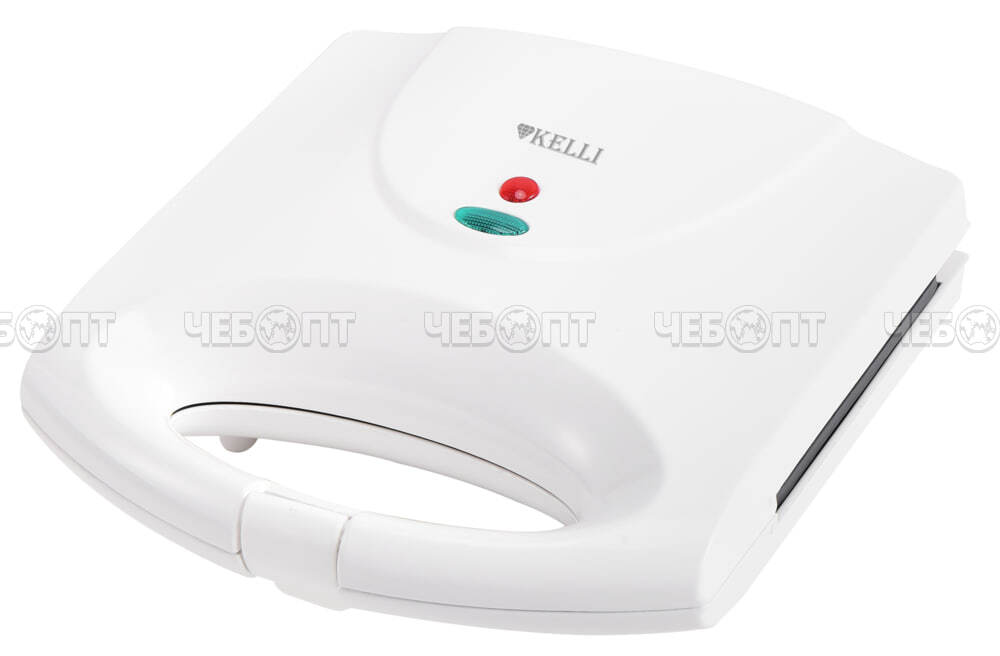 Мультипекарь-орешница KELLI KL-1706 БЕЛЫЙ встроенные тефлоновые панели, ненагревающиеся ручки мощн. 1800 Вт арт. 1706 [6] . ЧЕБОПТ.